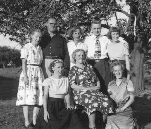 Nana and kids circa 1950